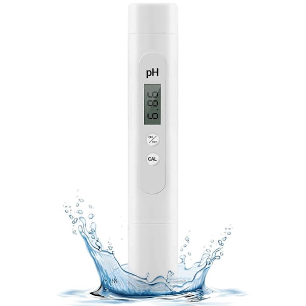 Elektronisk PH-mätare, 0-14pH Mätområde, Hög Noggrannhet Pool pH-mätare, pH-mätare för Pool, Akvarium, Dricksvatten