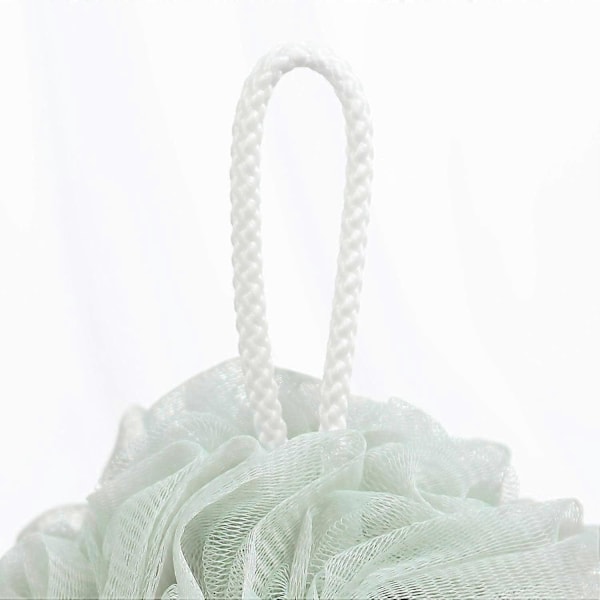 4-pak Mesh Pouf Badesvamp - Mesh Loofah Krops-eksfolierende Brusebold Badesvamp