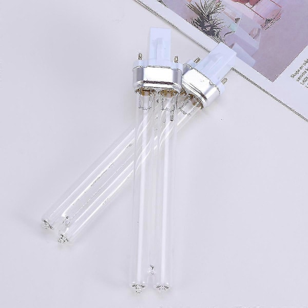 2 stk. 11W Ultraviolet UV Desinfektionslyslamper UV Steriliseringslyspærer til Sterilisator Akvarium (G23 Lampefod) - Yvan