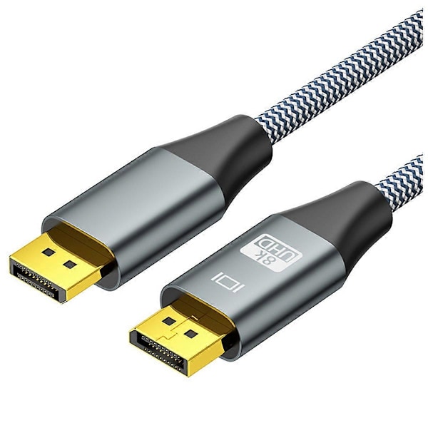 DP1.4 8K 60Hz Displayport-kabel for bærbar PC, TV, projektor 5 meter