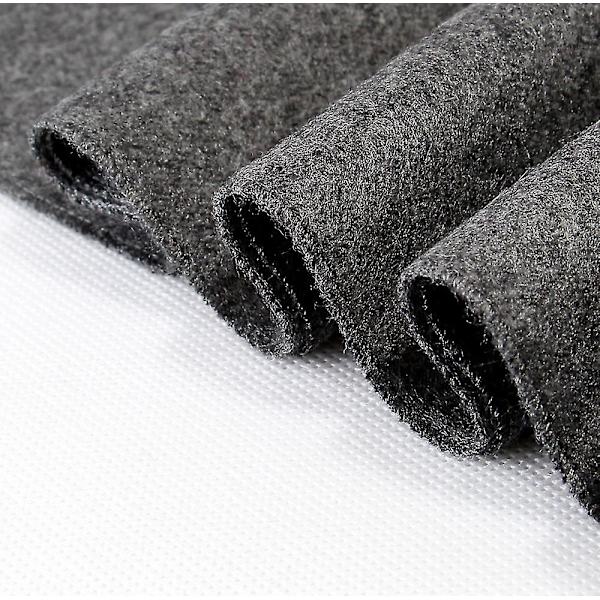 Herre Ensfarget Skjerf Varmt Vintertykt Skjerf black