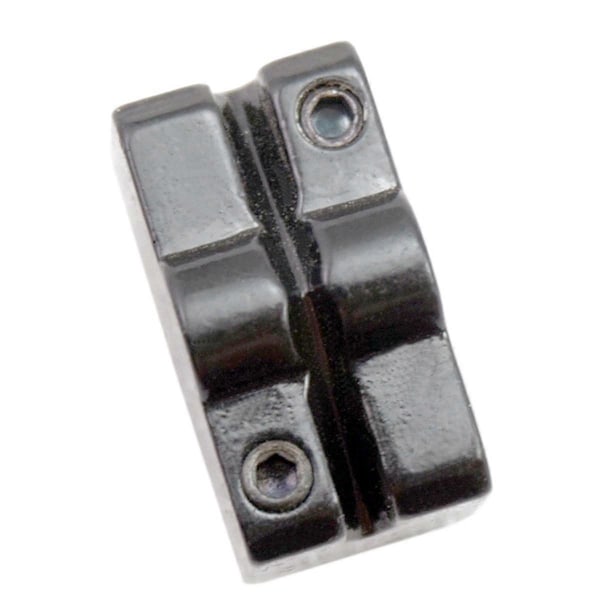 1 6 st Svarta Gitarrstall Strängsadel för Huvudlös Gitarr Tremolo Stall System Gitarrtillbehör