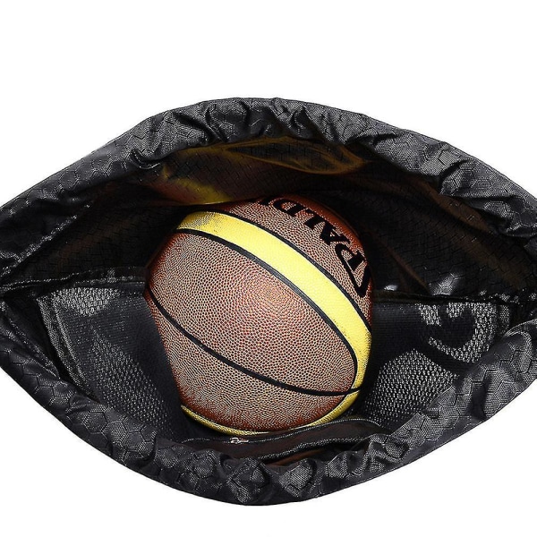 Ryggsäck med dragsko för basket, utomhusryggsäck, dansväska, skolväska green