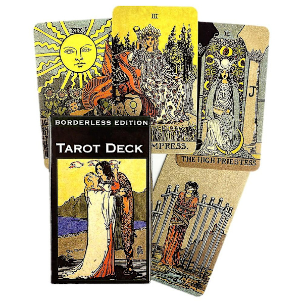 Okkult tarotkort spåsæt dæk orakel brætspil Ttxin1