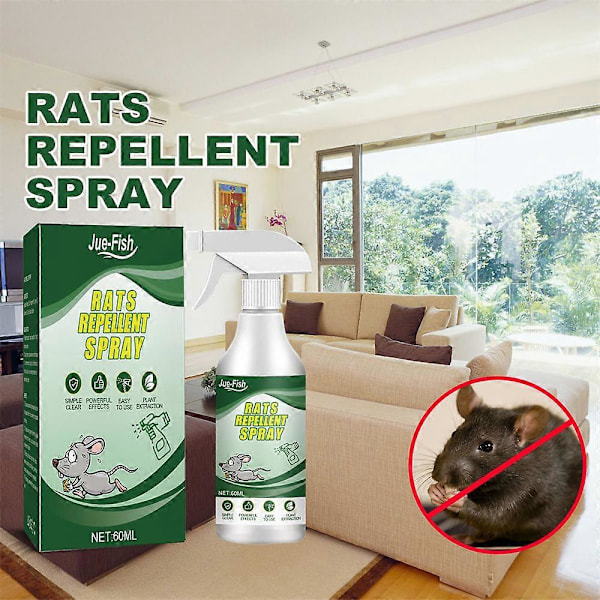 Pepparmynta Avskräckande Medel Mot Möss Musskrämma Spray Natural Armor Rodent Shield Trigger Spruta Hushållstillbehör
