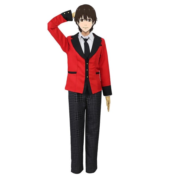 Kuuma Anime Kakegurui Cosplay -asu Ryota Suzui Pakkopeluriasu Anime Cosplay Japanilainen Jabami Yumeko Cosplay -asu XL