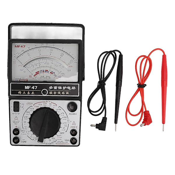 Mf47 Internt Magnetisk Pointer Type Multimeter Høj Nøjagtighed Analog Multimeter Voltmeter Til Industri