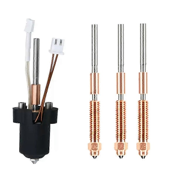 Keramisk varmeblok med 0,4 mm Quick-Swap dysekit til K1C K1 MAX 3D-printer reservedele