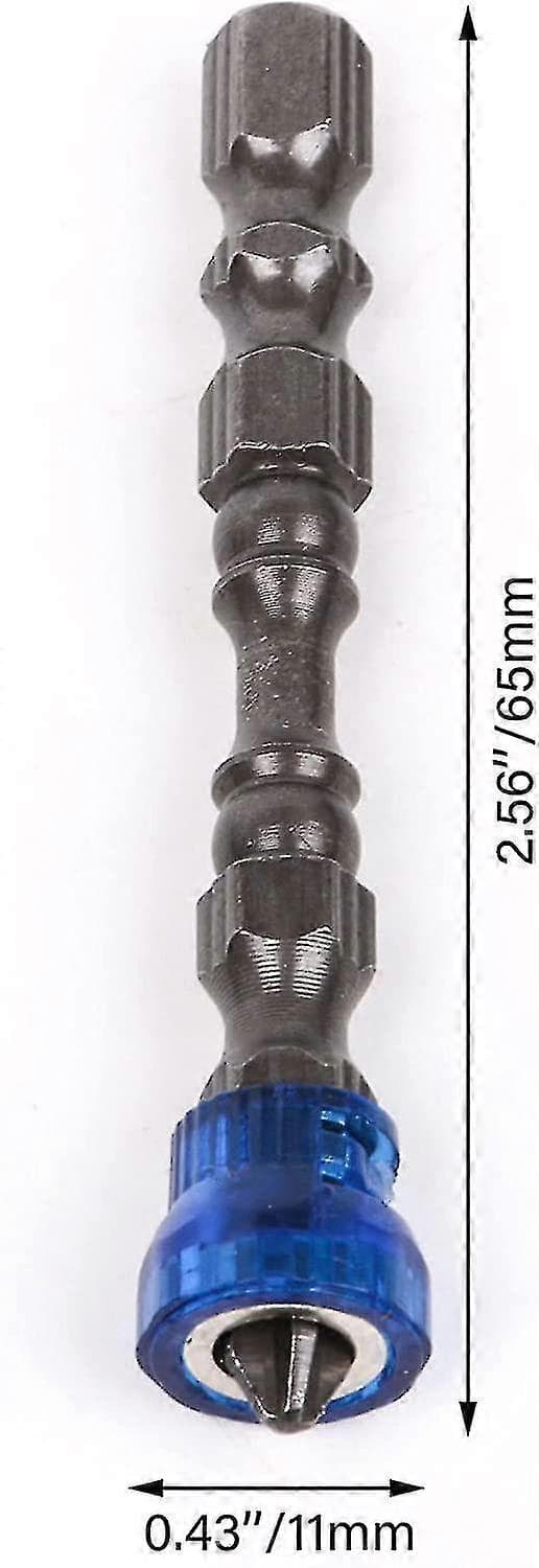 Kromstål Magnetisk Gipsskruetrækker Bitsæt (10 stk.)