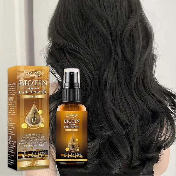 Anti håravfallsspray Biotin hårväxtspray hårvård hårfixering