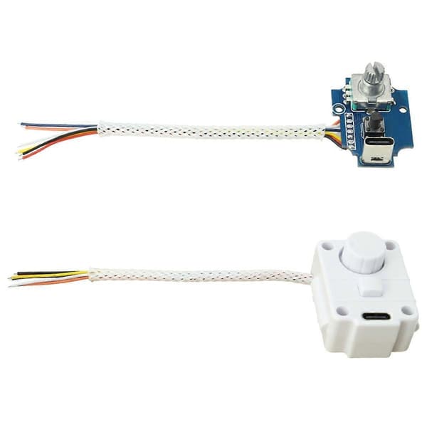 Rotary Encoder Modul 360 Encoder Modul Potensiometer Digital Puls Utgang Tuner Hastighet Dimmer Modul