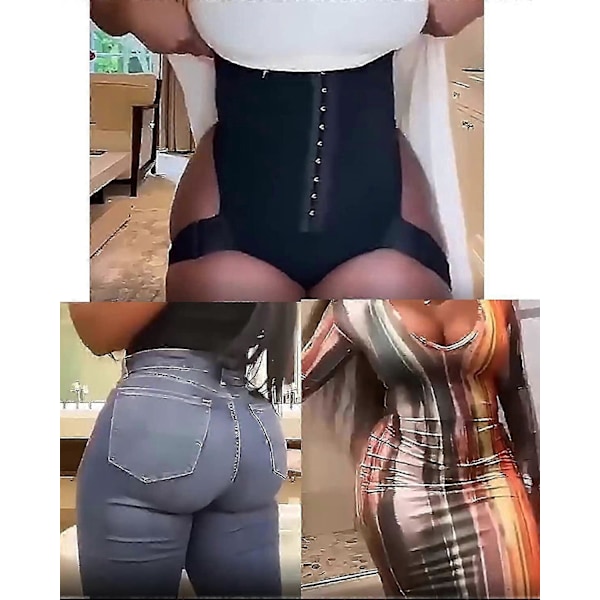 Rumpehevende Shapewear Magekontroll Rumpehever Truser Magetrener Rumpe Løft Kroppsformer Midjetrener Undertøy Large