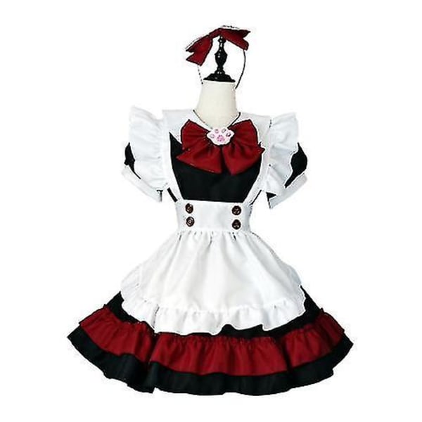 Vampyr Maid Cosplay Kostume, Maid Costume M