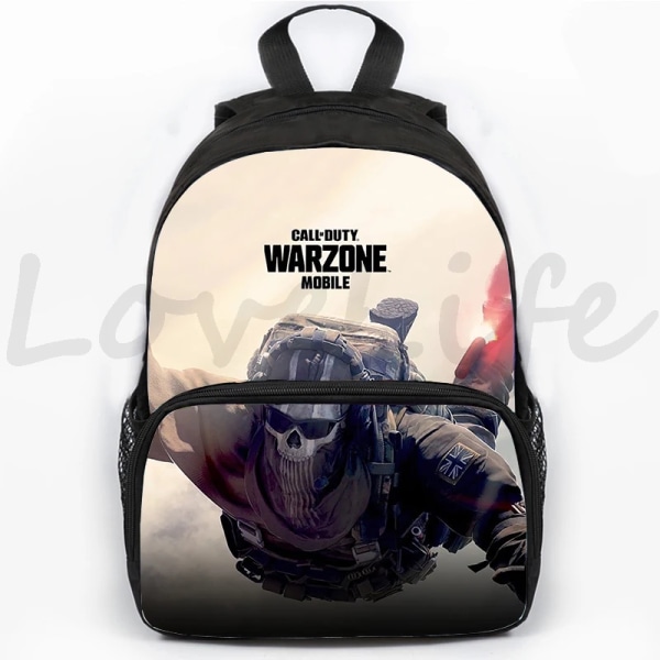 Call Of Duty Warzone 3D Print Rygsække Skoletaske til Drenge Piger Børn Rygsæk Hot Spil Skoletaske Teenagere Studenter Skoletaske 2