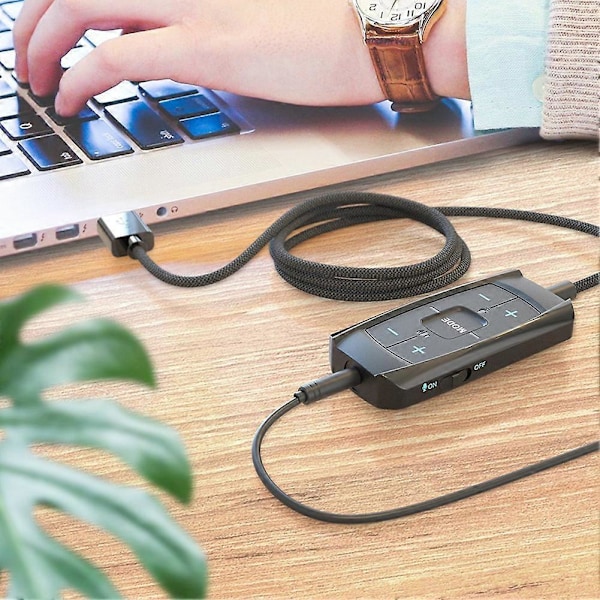 Eksternt USB-lydkort 7.1 Kanal 3D-lydadapter 3,5 mm Gaming Headsets Høretelefoner Erstatning for