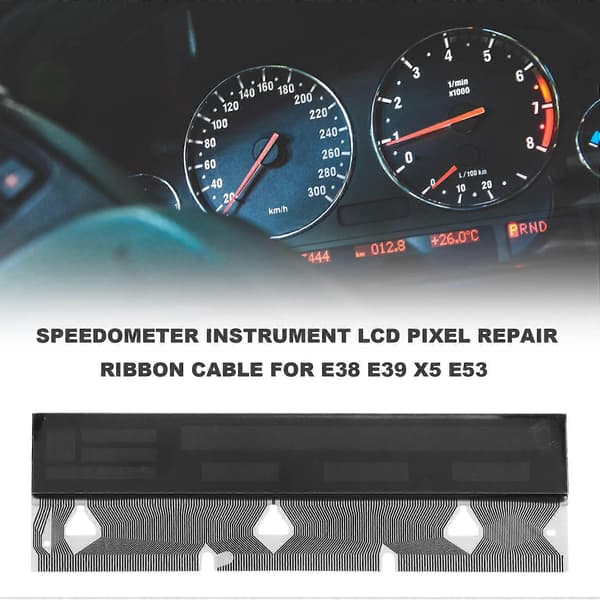 For E38 E39 X5 E53 Speedometer Instrument LCD Piksel Reparasjons Ribbon Kabel