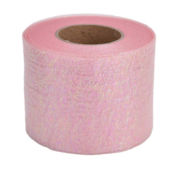 Symphony Ribbon Gradient Julband Rulle DIY Hemgjord Barnrosett Hårprydnad Tyll Rulle Melonröd