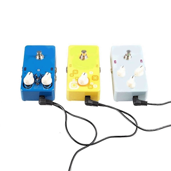 Daisy Chain-kabel 1 til gitar effektpedal tilbehør 9V DC adapter plugg strømledning