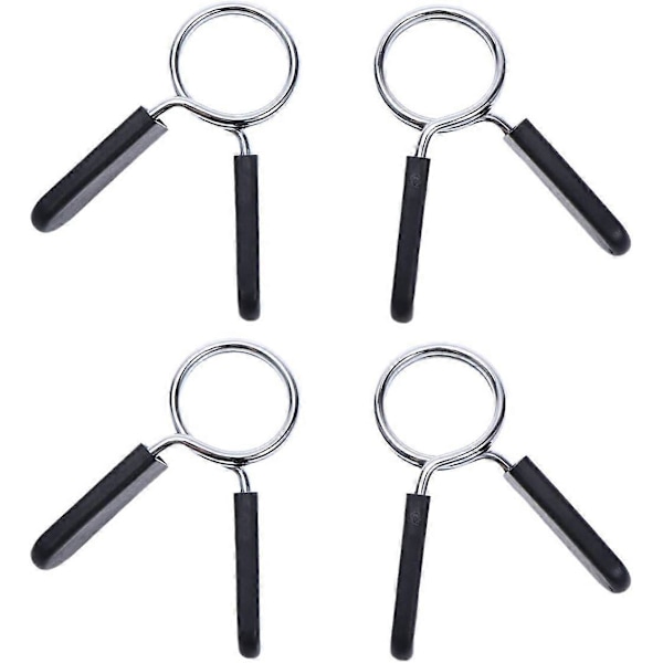 Fjederlåse 4 X 25 mm / 28 mm Håndvægtklemmer - Fjederlåseclips til Bodybuilding Yoga