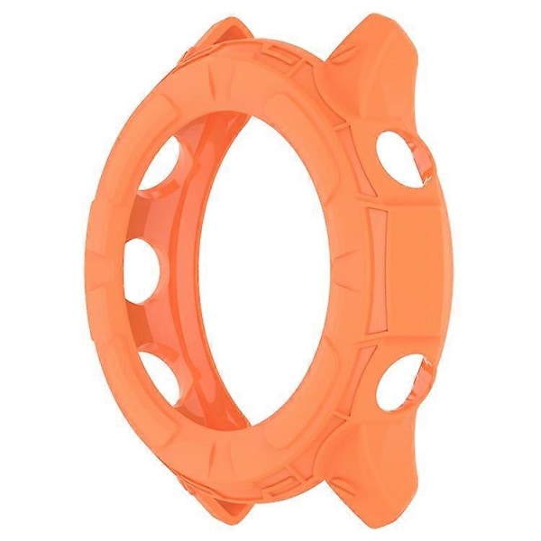 Kompatibel För Garmin Forerunner 255 Mjukt TPU Klockskydd Utskuren Design Anti-Repor Skyddande Ram Orange