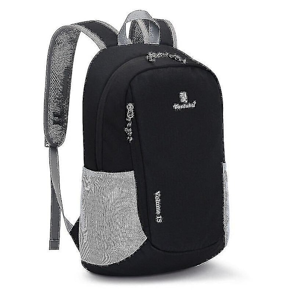 15l Utomhus Cykelryggsäck Hopfällbar Cykelryggsäck Reseryggsäck Bergsklättringsryggsäck Jd4 Black