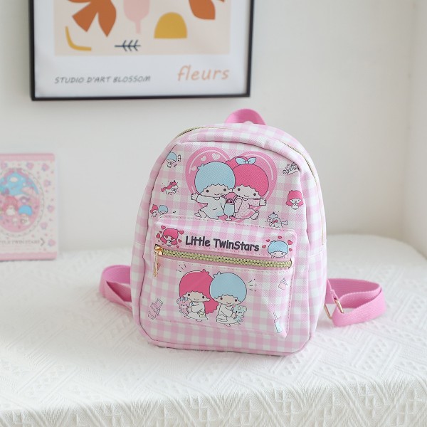 Anime Barnryggsäck Resväska Skolväska Flickor Förskola Skolväska Födelsedagspresent LittleTwinStars
