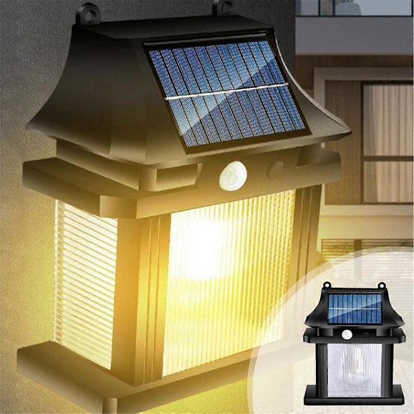 4 stk. solcellelamper utendørs LED solcelle utendørs hagelys solcellelampe lyssterk vanntett utendørs Sola