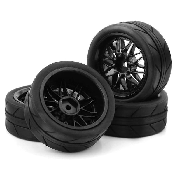 1/10 RC Drift Dæk 65mm til On Road Racing Bil Hjul Dæk til TT01 TT02 XV01 XV02 PTG-2, Sort
