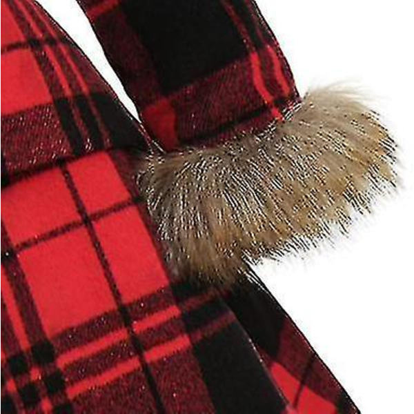 Vinter Damjackor, varm Lång Kappa Päls Krage Huva Jacka Red 2XL