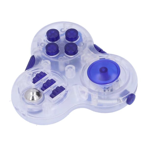 Fidget Kontroller Pad Cube Lindre Stress Anti-Angst Drep Tid Fingertupp Håndleketøy