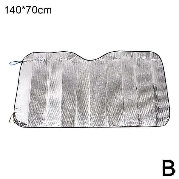 Foldable Car Windshield Sun Shade, Dustproof UV Protection 140x70cm