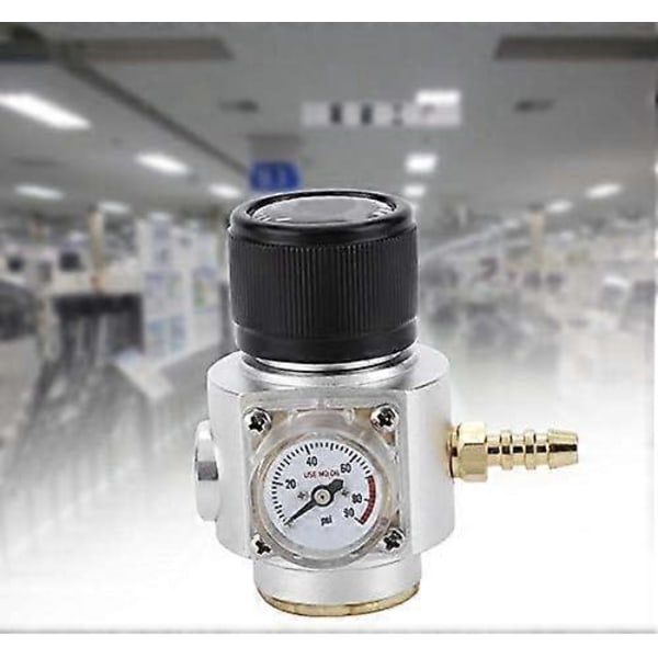 CO2 0-90 PSI Hjemmebrygg Mini Gassregulator Kit T21 * 4 Soda Trykkmåler Ledninger Aluminium Lader Kit
