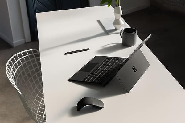 Black Sage Mouse Bluetooth-mus til pc, bærbare computere, kompatibel med Windows, Mac, Chrome OS (tynd, let, transportabel, taktil)