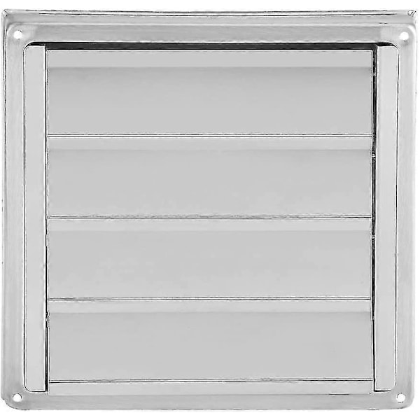 Ventilationsgaller Ventilationsport 100mm Rostfritt Stål 304 Utomhuskåpa Silver Som På Bilden Galler