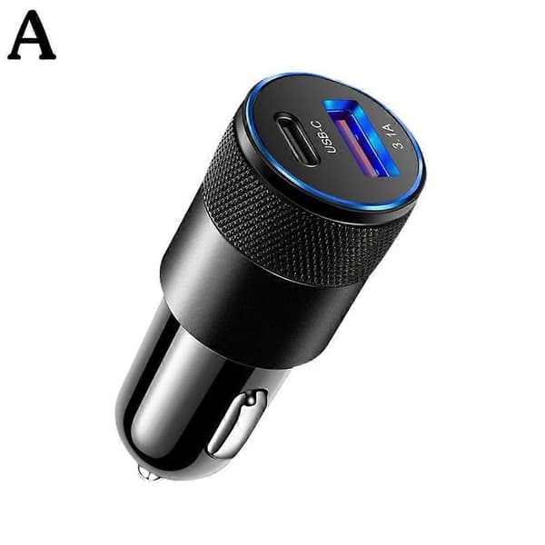 15W USB PD billader med doble porter for rask lading til iPhone white