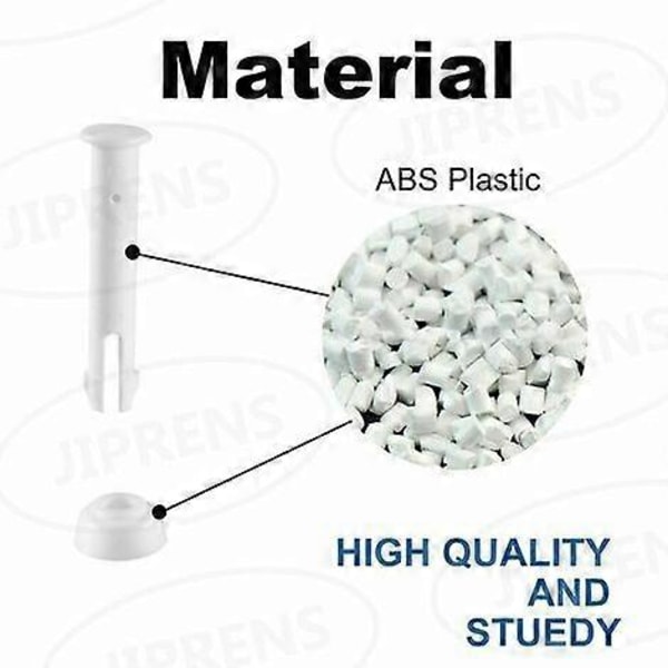 Plastiska Poolfogstift (12 st) för Intex Runda Metallram Pool Reservdelar, (6cm/2.36in)