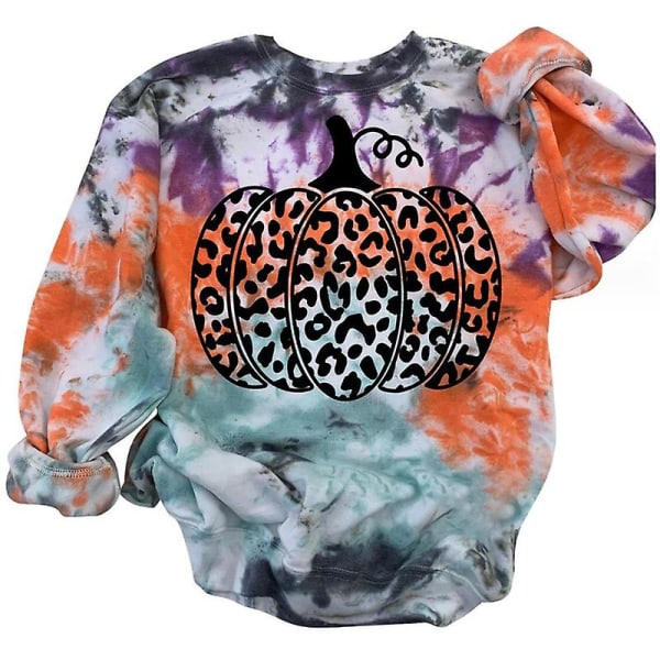 Halloween Sweatshirt Crewneck Pullover - Casual lösa långärmade toppar skjortor style 7 XL