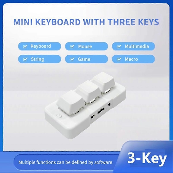 MK321-Pro Tilpasset Tastatur Mekanisk Blå Bryter RGB Lys 3-Modus USB+2.4G Trådløs+Bluetooth C