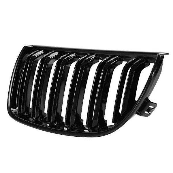 2X Dubbel Lamell Sport Njure Grill Svart för E90 E91 2005-2008
