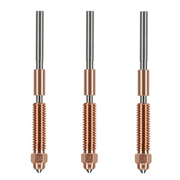 Högflödesutskrift Uppgraderat Munstycke 0.4 0.6 0.8MM K1C Snabbytbytesmunstycke för K1 Max V3 3D-skrivare Hot