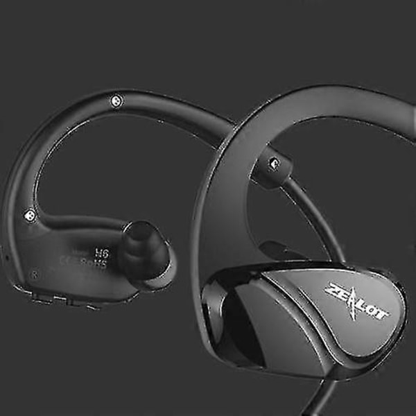Kuulokkeet Zealot H6 langattomat nappikuulokkeet BT5.0 stereo musiikki nappikuulokkeet vedenpitävä urheilukuuloke musta