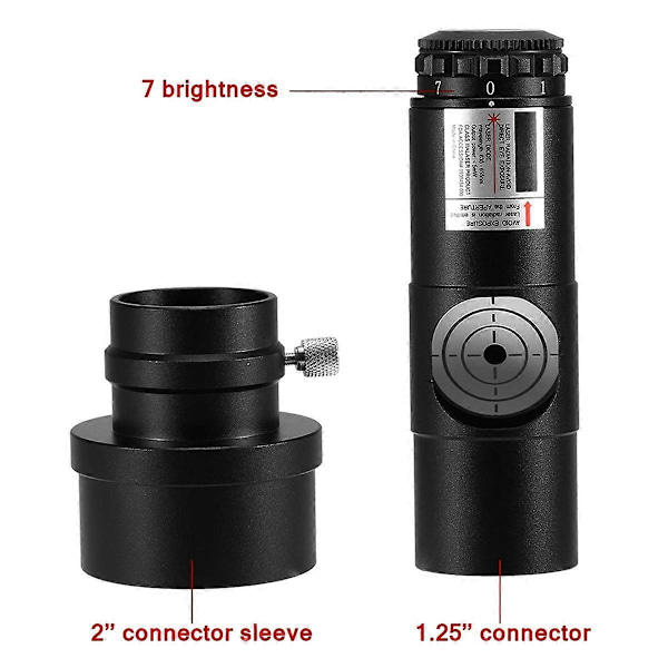 1,25 tommer Teleskop Kollimator 2 tommer Adapter Reflektor Astronomisk Teleskop Newtonsk SCA Laser C