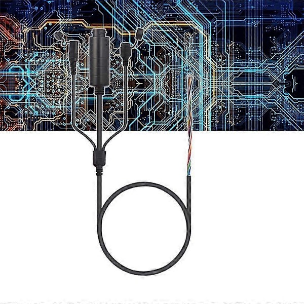 Vandtæt POE Splitter Kabel 48V med Reset POE Adapter Kabel IEEE802.3Af til IP Kamera