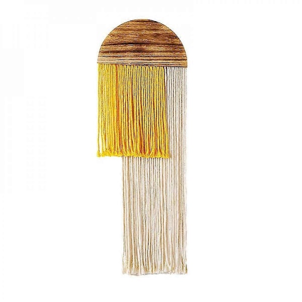 Makramé Väggbonad, Boho Dekoration, Chic Väggmatta, 75*25cm RBF