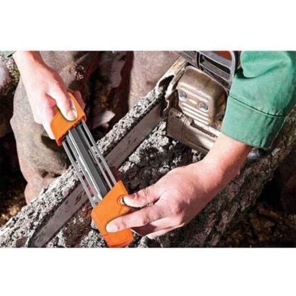 til Stihl 56057504303 2-i-1 filholder til 3/8\" P Ø 4,0 mm savkæde