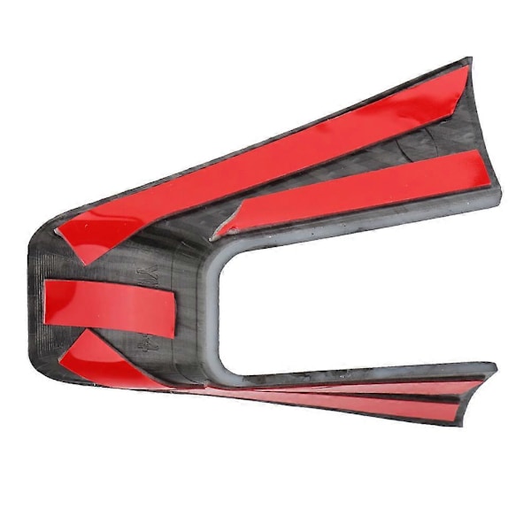 Dekorativ ram i karbonfiber-stil for ratt, passer til Alfa Romeo Giulia 17-19