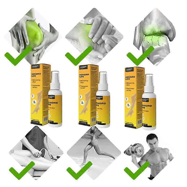3x Spray Ledvärk Lindrande Spray 3pcs