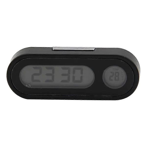 Bil Elektronisk Klokke Lysende Termometer LED Digital Display Dashbordklokke