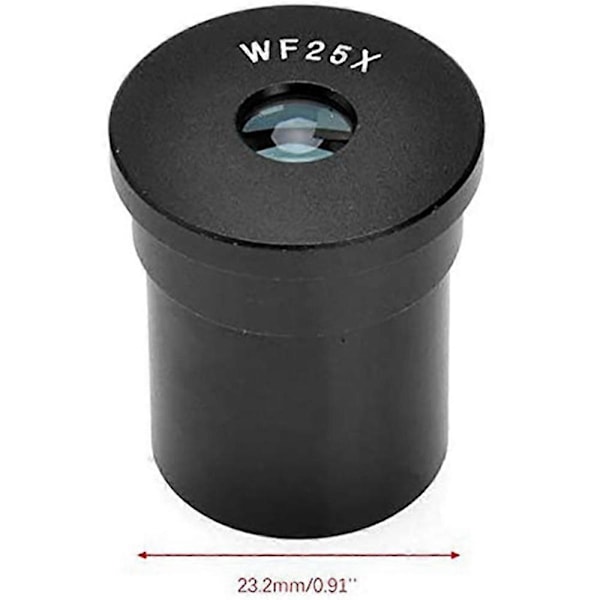 WF25X Biologisk Mikroskop Okular Installationsstørrelse 23,2 MM Synsfelt 9 MM Okular