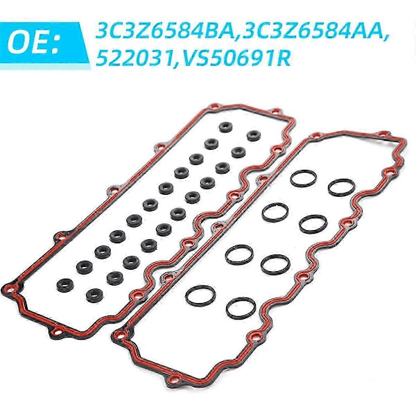 VS50691R Ventilpakningssett for bil, for F250 450 550 6.0L 2003-2010 3C3Z6584BA 3C3Z6584AA